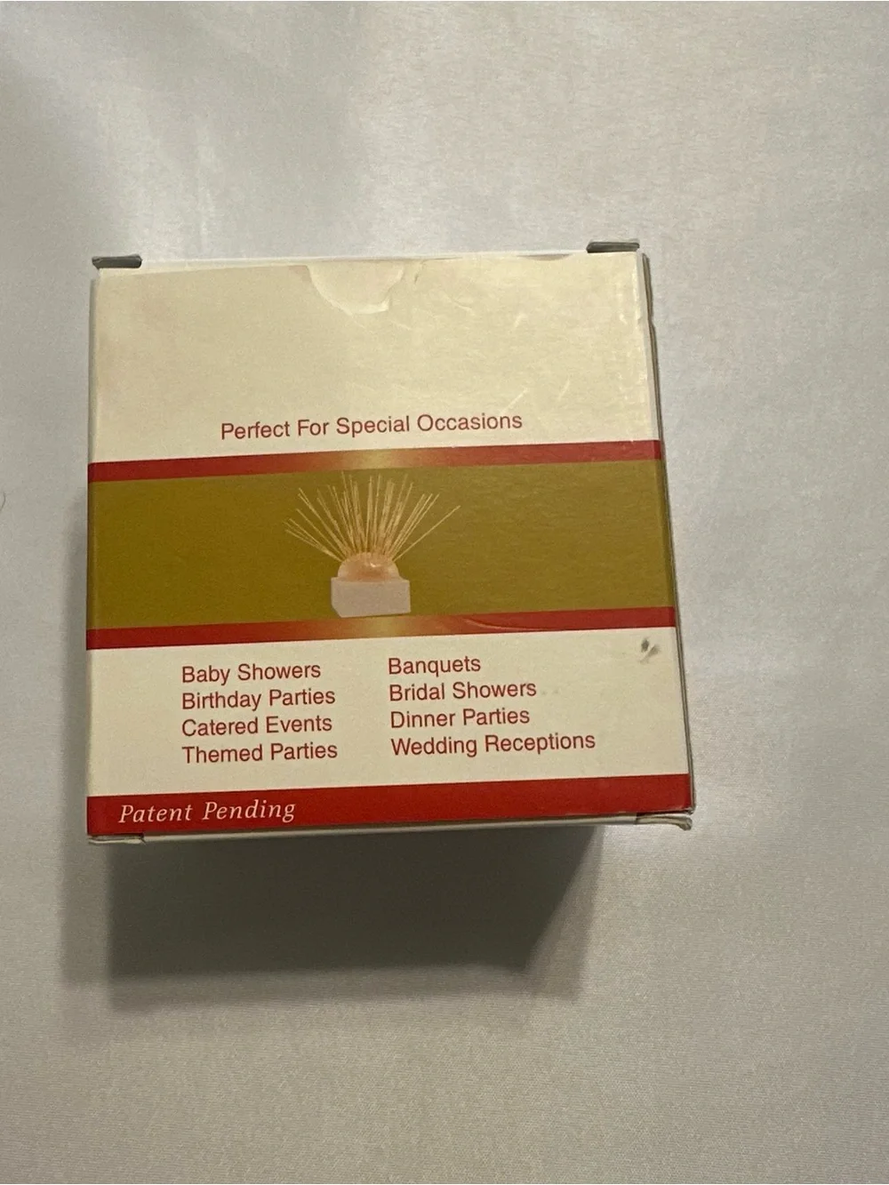 Skewer Food Server - Red and White new in box